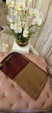 Gold and maroon shawl
