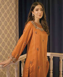 Rust rawsilk three piece outfit