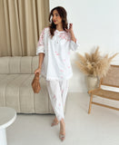 Lawn Co-ord Set (Cherry Blossom)