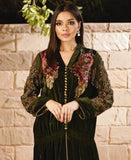 Olive Gold Velvet Kaftan