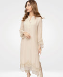 Monochrome Pure Georgette Chiffon Kurta & Trousers