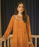 Rust rawsilk three piece outfit