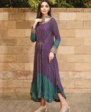 Purple and Green Kaftan