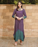 Purple and Green Kaftan