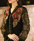 Olive Gold Velvet Kaftan