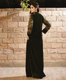 Olive Gold Velvet Kaftan