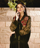 Olive Gold Velvet Kaftan