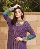 Purple and Green Kaftan