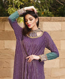 Purple and Green Kaftan