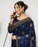 Navy saree Wedding Wear