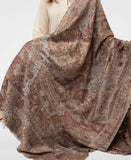 Antique silk kaani shawl