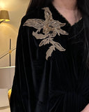 Black Velvet Kaftan