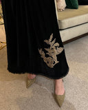 Black Velvet Kaftan