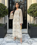 White and gold Kaftan (3 piece outfit)